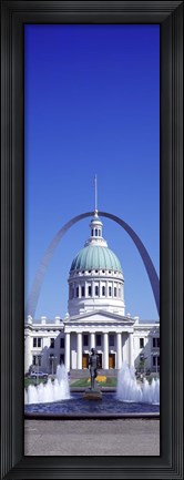 Framed Old Courthouse &amp; St Louis Arch St Louis MO USA Print