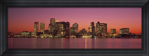 Framed Sunset Boston MA Print