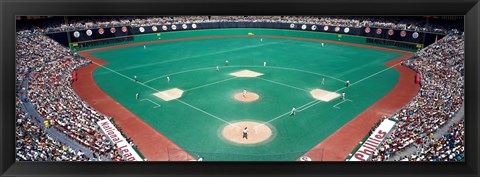 Framed Phillies vs Mets baseball game, Veterans Stadium, Philadelphia, Pennsylvania, USA Print