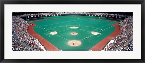 Framed Phillies vs Mets baseball game, Veterans Stadium, Philadelphia, Pennsylvania, USA Print
