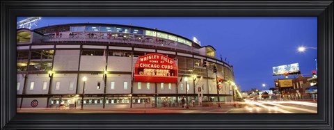 Framed USA, Illinois, Chicago, Cubs, baseball Print