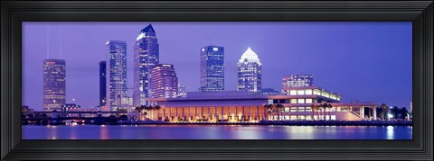 Framed Building at the waterfront, Tampa, Florida, USA Print