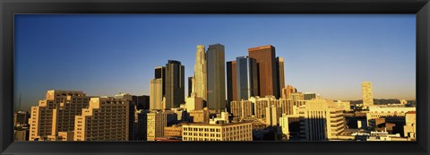 Framed Los Angeles Skyline Print