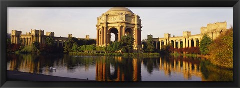 Framed Buildings at the waterfront, Palace Of Fine Arts, San Francisco, California, USA Print