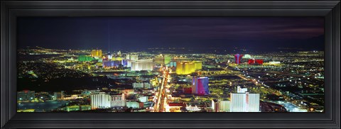 Framed Skyline, Las Vegas, Nevada, USA Print