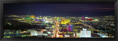 Framed Skyline, Las Vegas, Nevada, USA Print