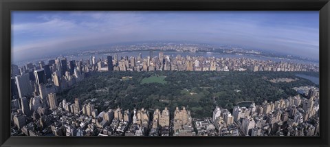 Framed Aerial Central Park New York NY USA Print