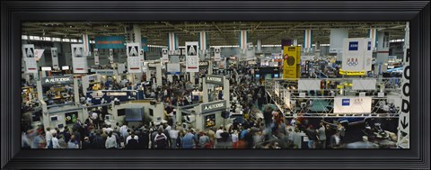 Framed Trade show in a hall, McCormick Place, Chicago, Cook County, Illinois, USA Print