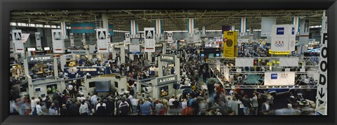 Framed Trade show in a hall, McCormick Place, Chicago, Cook County, Illinois, USA Print