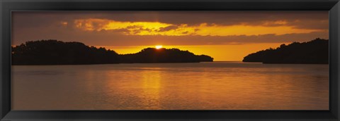 Framed Islands in the sea, Everglades National Park, Miami, Florida, USA Print