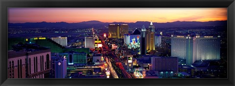 Framed Strip, Las Vegas, Nevada, USA Print