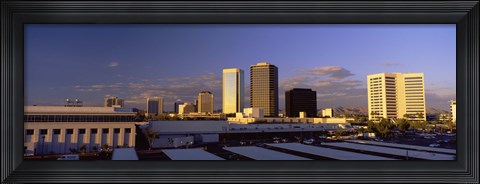 Framed Cityscape Phoenix AZ Print