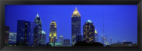 Framed Evening, Atlanta, Georgia, USA Print