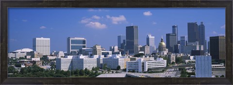 Framed View of skyscrapers in Atlanta on a sunny day, Georgia, USA Print