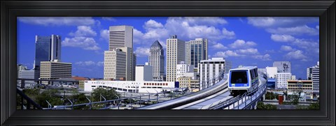Framed Metro Mover Shuttle Miami, Florida, USA Print
