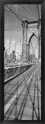 Framed Brooklyn Bridge Manhattan New York City NY USA Print