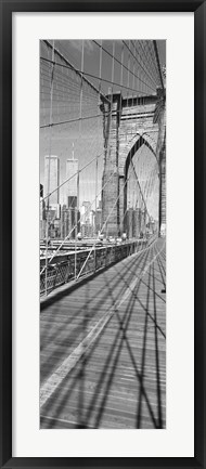 Framed Brooklyn Bridge Manhattan New York City NY USA Print