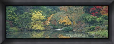 Framed Japanese Garden Seattle WA Print
