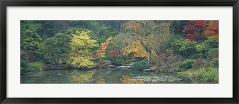 Framed Japanese Garden Seattle WA Print