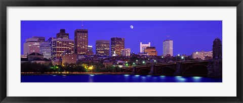 Framed Dusk Charles River Boston MA USA Print