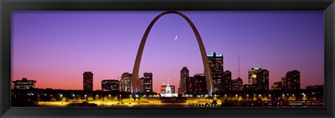 Framed Skyline, St. Louis, MO, USA Print