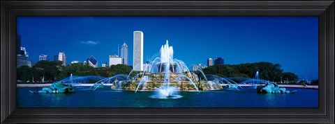 Framed Buckingham Fountain Chicago IL USA Print