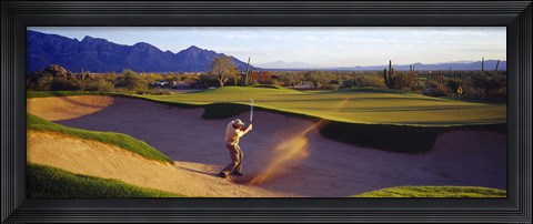 Framed Golf Course Tucson AZ USA Print