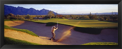 Framed Golf Course Tucson AZ USA Print