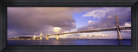 Framed Oakland Bay Bridge San Francisco California USA Print