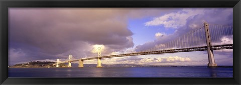 Framed Oakland Bay Bridge San Francisco California USA Print