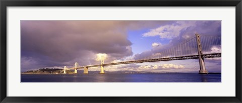 Framed Oakland Bay Bridge San Francisco California USA Print