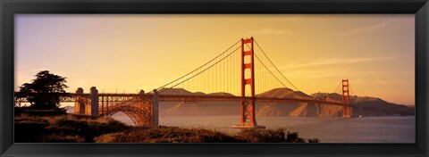 Framed Golden Gate Bridge Print