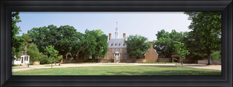 Framed USA, Virginia, Williamsburg, Governor&#39;s Palace Print