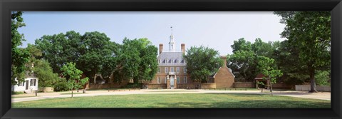 Framed USA, Virginia, Williamsburg, Governor&#39;s Palace Print