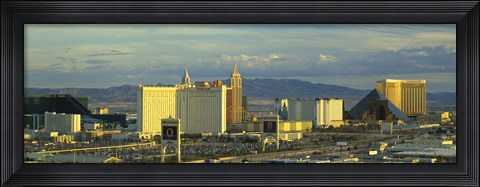 Framed Afternoon The Strip Las Vegas NV USA Print
