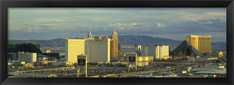 Framed Afternoon The Strip Las Vegas NV USA Print