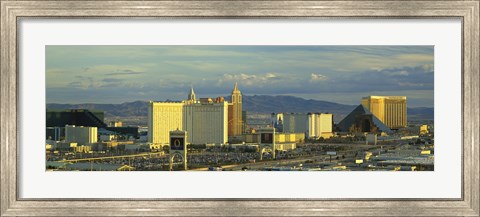 Framed Afternoon The Strip Las Vegas NV USA Print