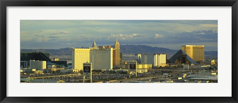 Framed Afternoon The Strip Las Vegas NV USA Print