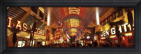 Framed Fremont Street Experience Las Vegas (horizontal) Print