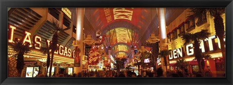 Framed Fremont Street Experience Las Vegas (horizontal) Print