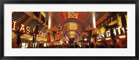 Framed Fremont Street Experience Las Vegas (horizontal) Print