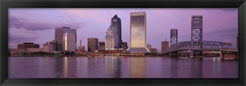 Framed Jacksonville FL Print