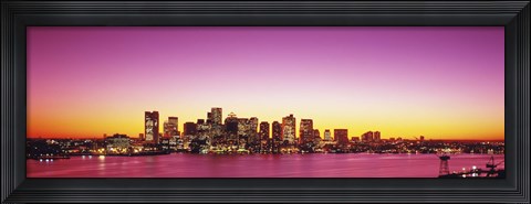 Framed Sunset, Boston, Massachusetts, USA Print