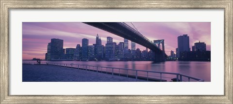 Framed Brooklyn Bridge New York NY Print