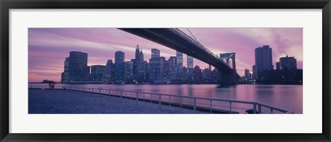 Framed Brooklyn Bridge New York NY Print