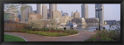 Framed Buildings in a city, Boston, Massachusetts, USA Print