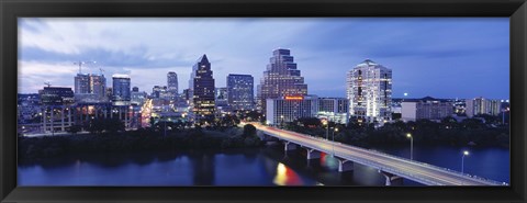 Framed Night, Austin, Texas, USA Print