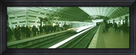 Framed Metro Station Washington DC USA Print