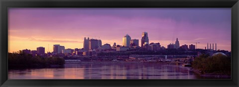 Framed Dawn Kansas City MO Print