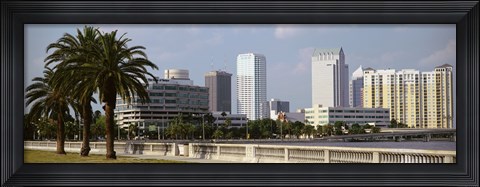 Framed Skyline Tampa FL USA Print